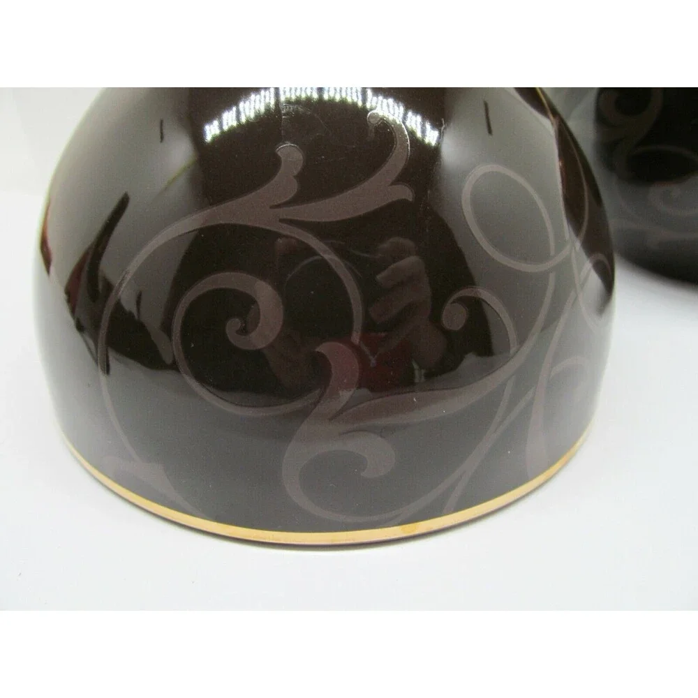 J C Penney Holiday 08 Snowfall Splendor Cereal Bowls 5.5